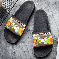 Onyourcases Oddballs Custom Adults Slippers Flip-flops Shoes Shoes Adults Black And White Slippers Non Slip Slippers