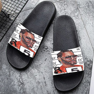 Onyourcases R Kelly Art Custom Adults Slippers Flip-flops Shoes Shoes Adults Black And White Slippers Non Slip Slippers