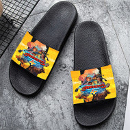 Onyourcases Streets of Rage 4 Custom Adults Slippers Flip-flops Shoes Shoes Adults Black And White Slippers Non Slip Slippers