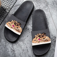 Onyourcases The L Word Custom Adults Slippers Flip-flops Shoes Shoes Adults Black And White Slippers Non Slip Slippers