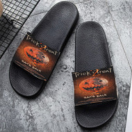 Onyourcases Trick R Treat 2 Custom Adults Slippers Flip-flops Shoes Shoes Adults Black And White Slippers Non Slip Slippers