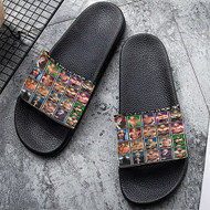 Onyourcases Triple H Collage Custom Adults Slippers Flip-flops Shoes Shoes Adults Black And White Slippers Non Slip Slippers