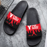 Onyourcases Y The Last Man Custom Adults Slippers Flip-flops Shoes Shoes Adults Black And White Slippers Non Slip Slippers