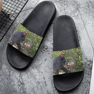 Onyourcases 420 Obama Custom Adults Slippers Flip-flops Shoes Shoes Adults Black And White Slippers Non Slip Slippers