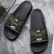 Onyourcases 8 Mile Movie Custom Adults Slippers Flip-flops Shoes Shoes Adults Black And White Slippers Non Slip Slippers