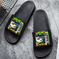 Onyourcases A AP Rocky Shittin Me Custom Adults Slippers Flip-flops Shoes Shoes Adults Black And White Slippers Non Slip Slippers