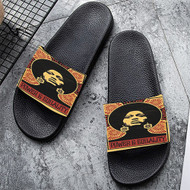 Onyourcases Angela Davis 1971 Custom Adults Slippers Flip-flops Shoes Shoes Adults Black And White Slippers Non Slip Slippers