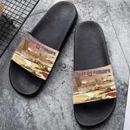 Onyourcases Battle Of Europe Custom Adults Slippers Flip-flops Shoes Shoes Adults Black And White Slippers Non Slip Slippers