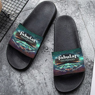 Onyourcases Fabular Once Upon a Spacetime Custom Adults Slippers Flip-flops Shoes Shoes Adults Black And White Slippers Non Slip Slippers