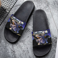 Onyourcases Fallout 2 A Post Nuclear Role Playing Game Custom Adults Slippers Flip-flops Shoes Shoes Adults Black And White Slippers Non Slip Slippers