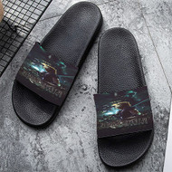 Onyourcases Final Fantasy VII Remake Custom Adults Slippers Flip-flops Shoes Shoes Adults Black And White Slippers Non Slip Slippers