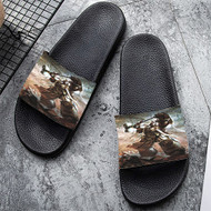 Onyourcases Grey Knights Warhammer 40 K Custom Adults Slippers Flip-flops Shoes Shoes Adults Black And White Slippers Non Slip Slippers