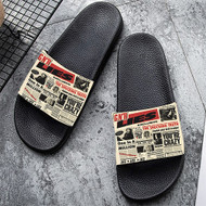 Onyourcases Guns N Roses G N R Lies 1988 Custom Adults Slippers Flip-flops Shoes Shoes Adults Black And White Slippers Non Slip Slippers