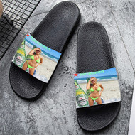 Onyourcases Heineken Beer Poster Custom Adults Slippers Flip-flops Shoes Shoes Adults Black And White Slippers Non Slip Slippers