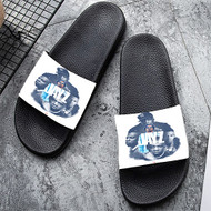 Onyourcases Jay Z Hip Hop Custom Adults Slippers Flip-flops Shoes Shoes Adults Black And White Slippers Non Slip Slippers