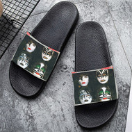 Onyourcases Kiss Dynasty 1979 Custom Adults Slippers Flip-flops Shoes Shoes Adults Black And White Slippers Non Slip Slippers