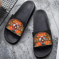 Onyourcases Kiss Psycho Circus 1998 Custom Adults Slippers Flip-flops Shoes Shoes Adults Black And White Slippers Non Slip Slippers