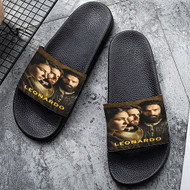 Onyourcases Leonardo TV Series Custom Adults Slippers Flip-flops Shoes Shoes Adults Black And White Slippers Non Slip Slippers