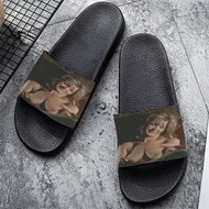 Onyourcases Melinda Dillon Custom Adults Slippers Flip-flops Shoes Shoes Adults Black And White Slippers Non Slip Slippers