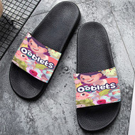 Onyourcases Ooblets Custom Adults Slippers Flip-flops Shoes Shoes Adults Black And White Slippers Non Slip Slippers