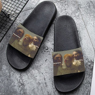 Onyourcases Paramore This Is Why jpeg Custom Adults Slippers Flip-flops Shoes Shoes Adults Black And White Slippers Non Slip Slippers