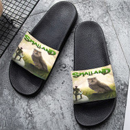 Onyourcases Smalland Custom Adults Slippers Flip-flops Shoes Shoes Adults Black And White Slippers Non Slip Slippers