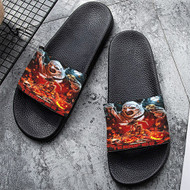 Onyourcases Terrifier 2 Custom Adults Slippers Flip-flops Shoes Shoes Adults Black And White Slippers Non Slip Slippers