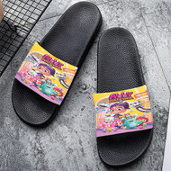 Onyourcases Abby Hatcher Custom Adults Slippers Flip-flops Shoes Shoes Adults Black And White Slippers Non Slip Slippers