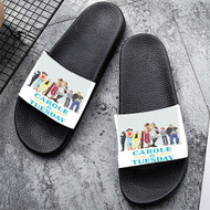 Onyourcases Carole Tuesday Custom Adults Slippers Flip-flops Shoes Shoes Adults Black And White Slippers Non Slip Slippers