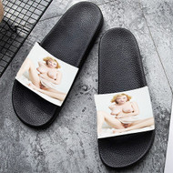 Onyourcases Cate Blanchett Custom Adults Slippers Flip-flops Shoes Shoes Adults Black And White Slippers Non Slip Slippers