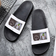 Onyourcases Central Cee Let Go Custom Adults Slippers Flip-flops Shoes Shoes Adults Black And White Slippers Non Slip Slippers