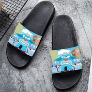 Onyourcases Cing Kus Blues Custom Adults Slippers Flip-flops Shoes Shoes Adults Black And White Slippers Non Slip Slippers