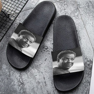 Onyourcases Denzel Washington Custom Adults Slippers Flip-flops Shoes Shoes Adults Black And White Slippers Non Slip Slippers