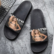 Onyourcases Jennifer Aniston Custom Adults Slippers Flip-flops Shoes Shoes Adults Black And White Slippers Non Slip Slippers