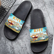 Onyourcases Kiff Custom Adults Slippers Flip-flops Shoes Shoes Adults Black And White Slippers Non Slip Slippers