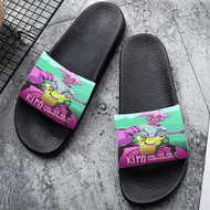 Onyourcases Kipo and the Age of Wonderbeasts Cartoon Custom Adults Slippers Flip-flops Shoes Shoes Adults Black And White Slippers Non Slip Slippers