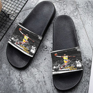 Onyourcases Le Bron James LA Lakers Custom Adults Slippers Flip-flops Shoes Shoes Adults Black And White Slippers Non Slip Slippers