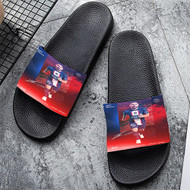 Onyourcases Lionel Messi PSG Custom Adults Slippers Flip-flops Shoes Shoes Adults Black And White Slippers Non Slip Slippers