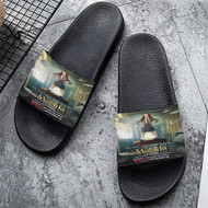 Onyourcases Matilda The Musical Custom Adults Slippers Flip-flops Shoes Shoes Adults Black And White Slippers Non Slip Slippers