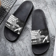 Onyourcases Muhammad Ali Quotes Custom Adults Slippers Flip-flops Shoes Shoes Adults Black And White Slippers Non Slip Slippers