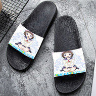 Onyourcases My Wife is the Student Council President Custom Adults Slippers Flip-flops Shoes Shoes Adults Black And White Slippers Non Slip Slippers