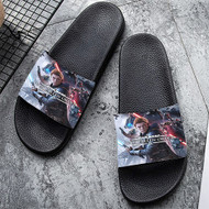 Onyourcases Star Wars Jedi Fallen Order Custom Adults Slippers Flip-flops Shoes Shoes Adults Black And White Slippers Non Slip Slippers