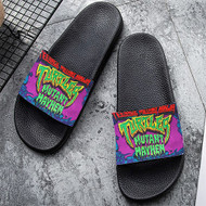 Onyourcases Teenage Mutant Ninja Turtles Mutant Mayhem Custom Adults Slippers Flip-flops Shoes Shoes Adults Black And White Slippers Non Slip Slippers