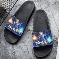 Onyourcases The Magic Chef of Ice and Fire Custom Adults Slippers Flip-flops Shoes Shoes Adults Black And White Slippers Non Slip Slippers