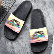 Onyourcases The Paper Girls Show Custom Adults Slippers Flip-flops Shoes Shoes Adults Black And White Slippers Non Slip Slippers