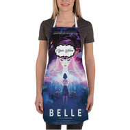 Onyourcases Belle Movie Custom Personalized Name Kitchen Apron With Adjustable Awesome Strap and Pockets For Cooking Baking Cheff Cafe Coffee Barista Bartender