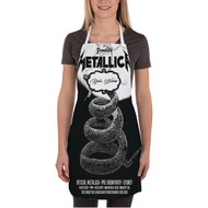 Onyourcases Metallica Sydney Custom Personalized Name Kitchen Apron With Adjustable Awesome Strap and Pockets For Cooking Baking Cheff Cafe Coffee Barista Bartender