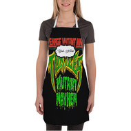 Onyourcases Teenage Mutant Ninja Turtles Mutant Mayhem Custom Personalized Name Kitchen Apron With Adjustable Awesome Strap and Pockets For Cooking Baking Cheff Cafe Coffee Barista Bartender