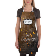 Onyourcases The Goldfinch Movie 2 Custom Personalized Name Kitchen Apron With Adjustable Awesome Strap and Pockets For Cooking Baking Cheff Cafe Coffee Barista Bartender