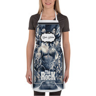 Onyourcases The Rock WWE Custom Personalized Name Kitchen Apron With Adjustable Awesome Strap and Pockets For Cooking Baking Cheff Cafe Coffee Barista Bartender